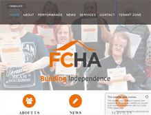 Tablet Screenshot of fcha.org.uk